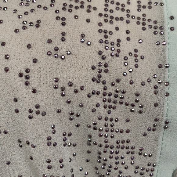 NEW cute sleeveless rhinestone tie top - Picture 3 of 5